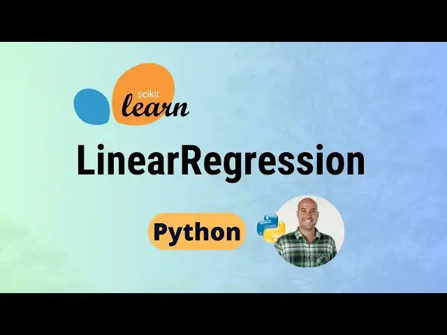 'Video thumbnail for Sklearn LinearRegression in Python (simple linear regression in Scikit-Learn)'