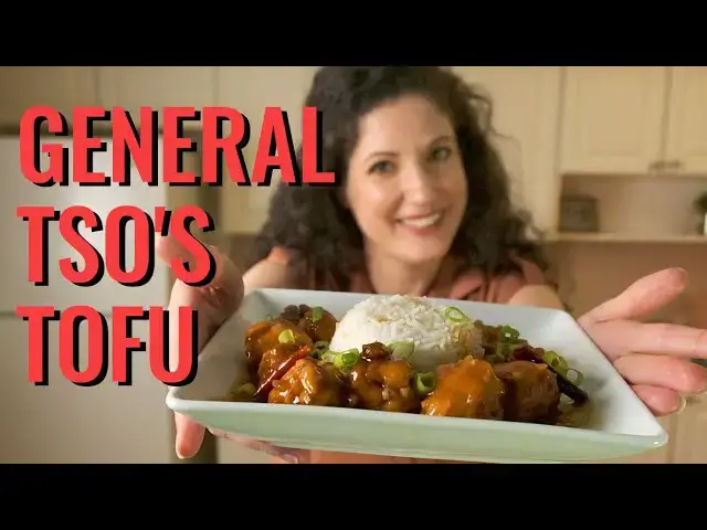 'Video thumbnail for General Tso's Tofu (Vegan Takeout-Style Recipe)'