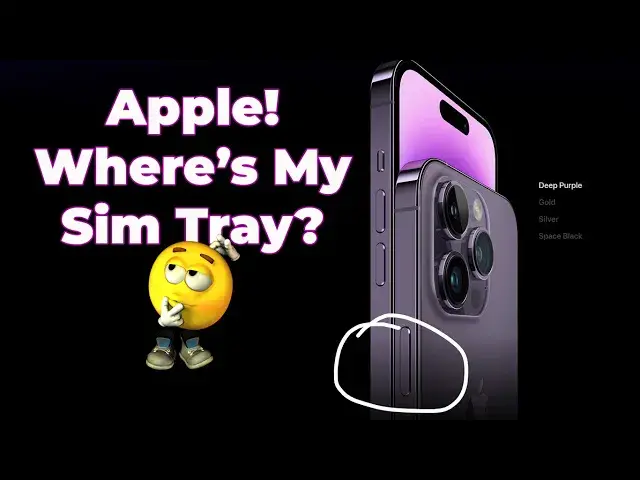 'Video thumbnail for No sim tray on US iPhone 14 models! But Why? - Apple Event Sept 7th'