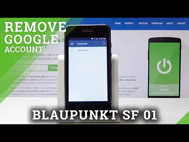 'Video thumbnail for How to Add Accounts in BLAUPUNKT SF 01 - Remove Google Account'