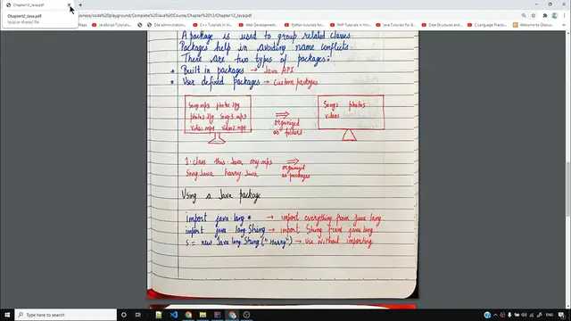 'Video thumbnail for Java Tutorial_ Creating Packages in Java'