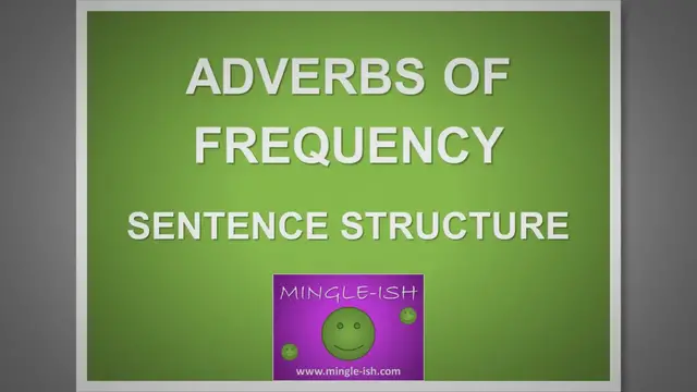 'Video thumbnail for Adverbs of frequency sentence structure - Grammar lesson'