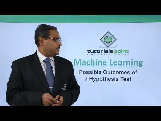 'Video thumbnail for Machine Learning  - Hypothesis Testing - Possible Outcomes of a Hypothesis Test'