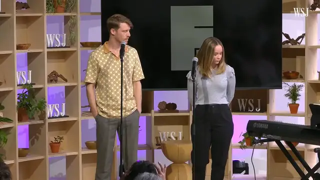 'Video thumbnail for GIRL FROM THE NORTH COUNTRY's Colin Bates and Caitlin Houlahan Perform at The Wall Street Journal's The Future of Everything Festival'