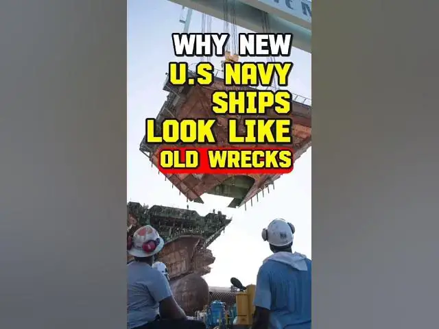 'Video thumbnail for Why New US Navy Ships Look Like Old Wrecks #usaircraftcarrier #usnavy'