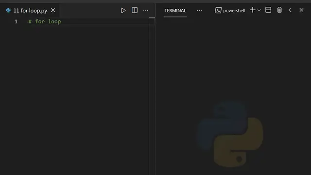 'Video thumbnail for Learn for loop in just 2 mins !'