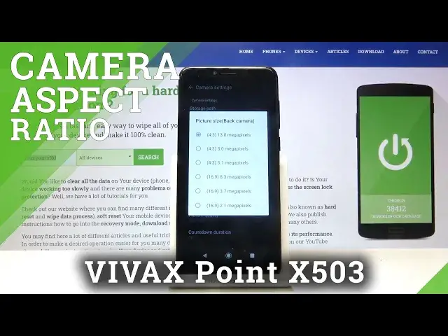 'Video thumbnail for How to Change Aspect Ratio in VIVAX Point X503 – Set Up Camera Settings'