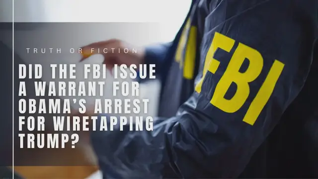 'Video thumbnail for Did the FBI Issue a Warrant for Obama’s Arrest for Wiretapping Trump?'