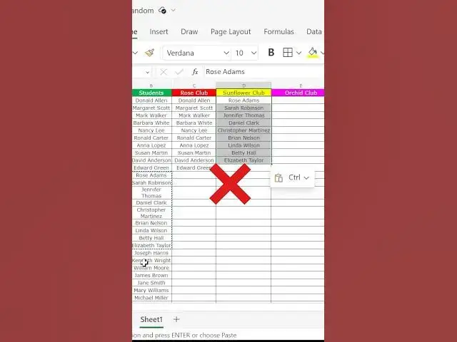 'Video thumbnail for How to Create Random Teams in Excel (with Formula) #shorts #excel'