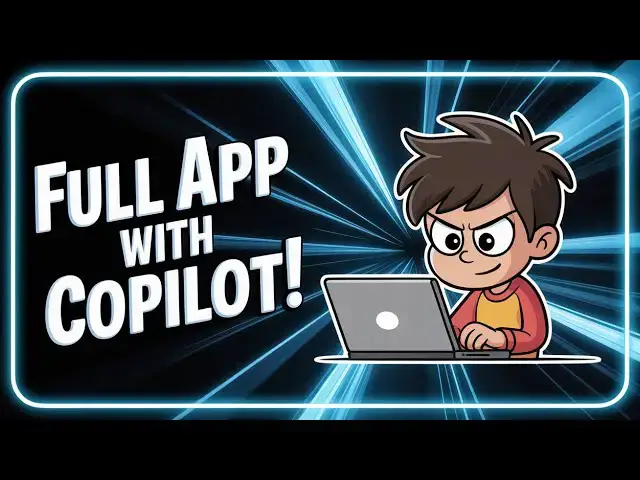 'Video thumbnail for Can GitHub Copilot Really Code a Full App in Visual Studio Code ? I Tried It – Here’s What Happened!'