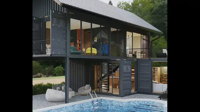 'Video thumbnail for 5 Shipping Containers Transformed into a Stunning Modern Home'
