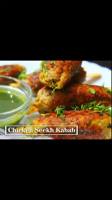 'Video thumbnail for Chicken Seekh Kabab recipe short video'