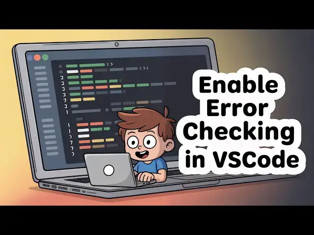 'Video thumbnail for How to Turn on & Enable Error Checking & Highlight for Any Programming Language in VSCode IDE'
