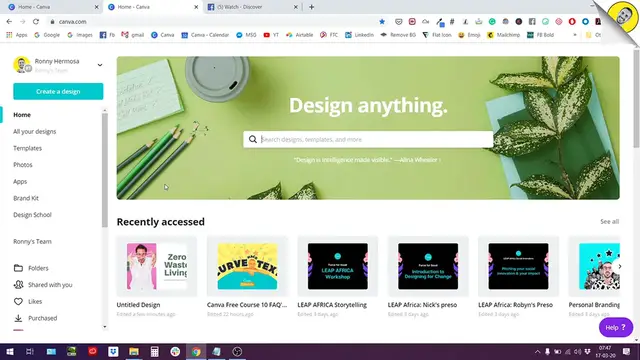'Video thumbnail for How to work with video in Canva _ Learn with Ronny'