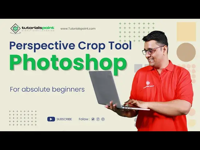 'Video thumbnail for Perspective Crop tool in Adobe Photoshop | Adobe Photoshop | Tutorials Point'