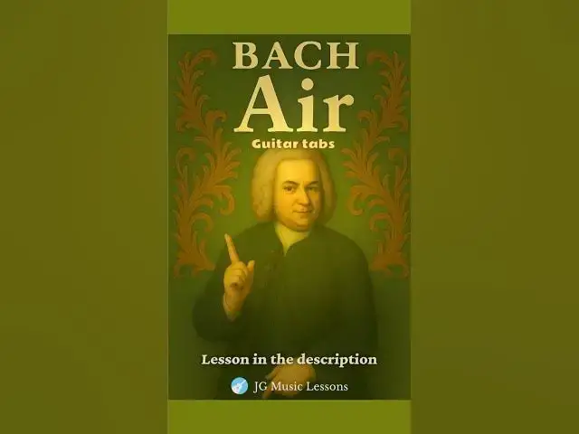'Video thumbnail for Air by Bach guitar tabs 馃幐'