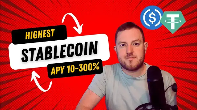 'Video thumbnail for HOW TO FIND THE BEST APY RATES FOR STABLECOINS RIGHT NOW | 10-300%'