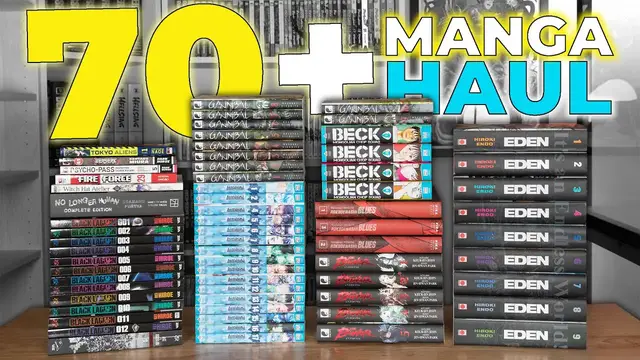 'Video thumbnail for 70+ Volume Manga Haul!'