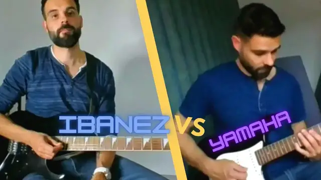 'Video thumbnail for Ibanez GRG170DX vs Yamaha Pacifica 112 V & J'