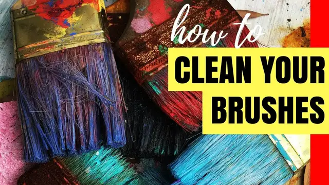 'Video thumbnail for How to Clean Acrylic Off Brush'