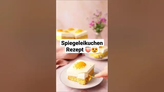 'Video thumbnail for Spiegeleikuchen - Saftiger Low Carb Kuchen 🍑😍'