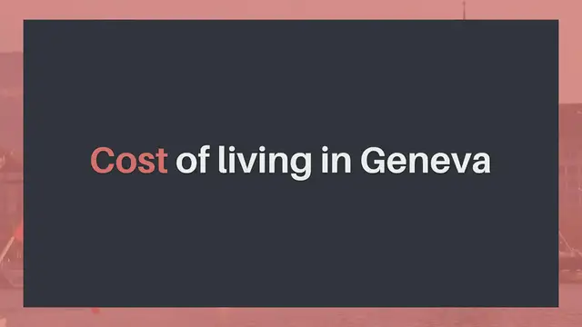 'Video thumbnail for Cost of living / visiting Geneva, Switzerland : plan your trip!'