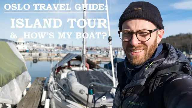 'Video thumbnail for A trip to Hovedøya in the Oslo fjord to take a stroll and check in on my Albin Vega sailboat'