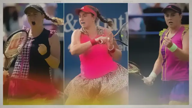 'Video thumbnail for Jelena Ostapenko’s epic DK ONE tennis dresses'