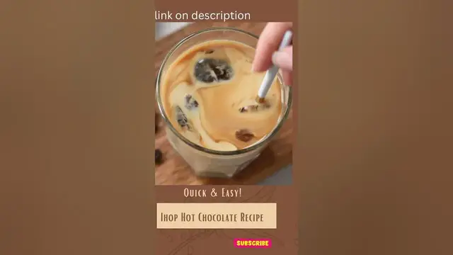 'Video thumbnail for How to Homemade Ihop Hot Chocolate Recipe'