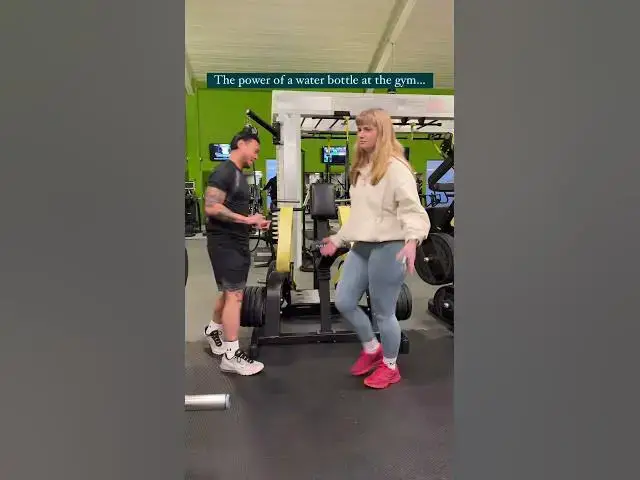 'Video thumbnail for the power of the water bottle 🏋🏽🏃‍♀️💨 | Myprotein #shorts'