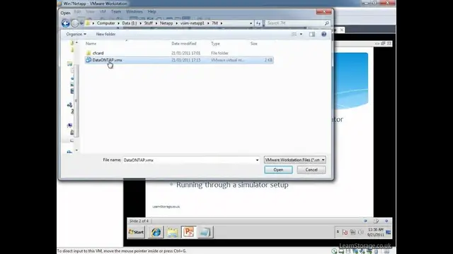'Video thumbnail for Module 2 - Part 1 - Installing Ontap 8 7-mode Simulator'