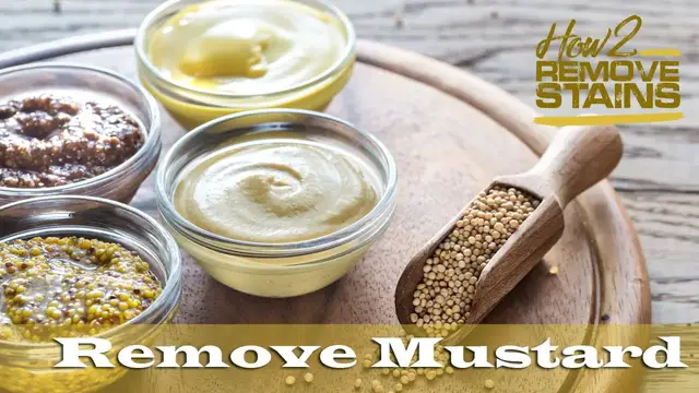 'Video thumbnail for How to remove mustard stains from clothing with vinegar 🌭'