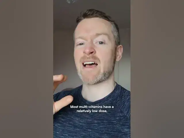 'Video thumbnail for Do Multivitamins Help If Not Deficient? #shorts'