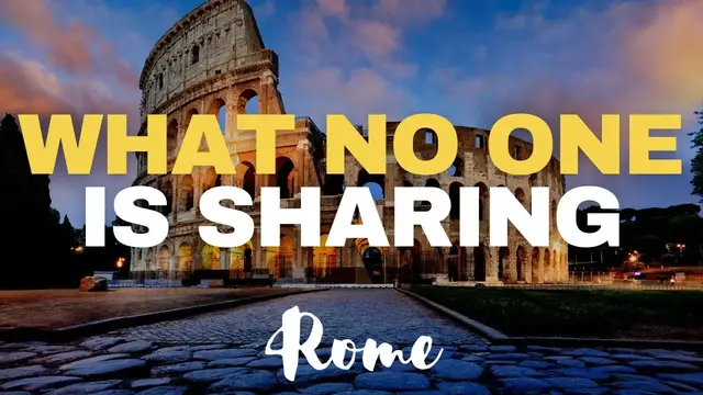 'Video thumbnail for 12 Cool Things to do in Rome [That you don't already know about]'