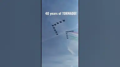 'Video thumbnail for Celebrating 40 years of Panavia Tornado with the Italian Air Force'