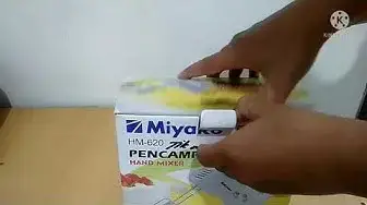 'Video thumbnail for Cara Menggunakan Hand Mixer Miyako'