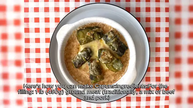 'Video thumbnail for Capuns Recipe'