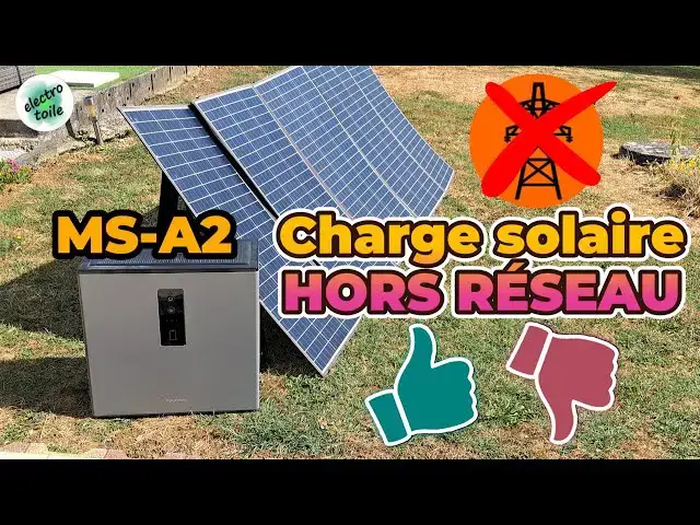 'Video thumbnail for 🔋 Recharger la batterie Hoymiles MS-A2 sans prise secteur ? Mode Off-Grid testé et approuvé !'
