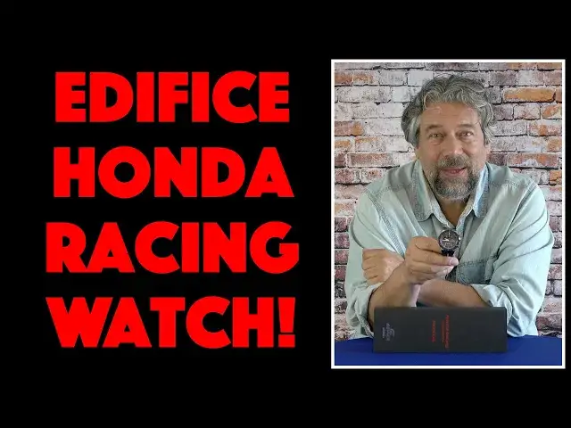 'Video thumbnail for Casio Edifice Honda Racing Watch EFS-560HR-1A -- REVIEW'
