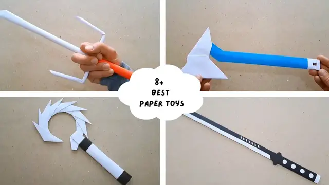 'Video thumbnail for 8+ Paper Toys: Quick & Easy DIY Craft Ideas | DIY Craft'