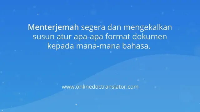 'Video thumbnail for Doc Translator: Bagaimana saya menggunakan penterjemah dokumen?'