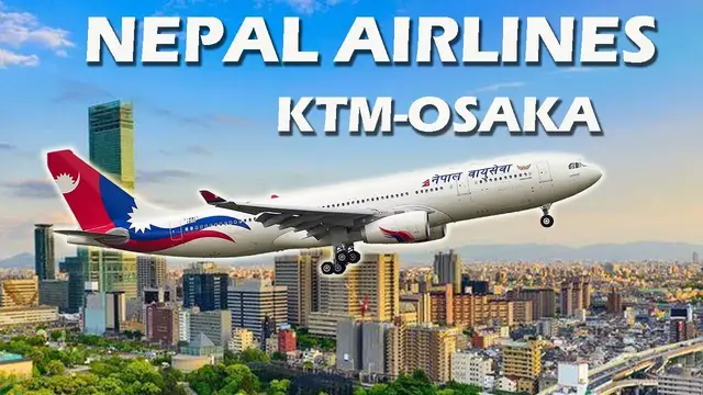 'Video thumbnail for Nepal Airlines Japan Flight'