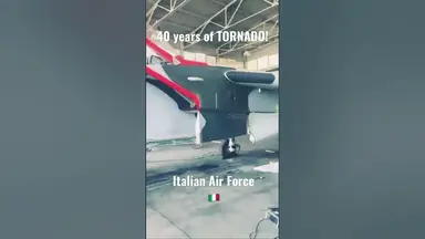'Video thumbnail for The 6th Wing of the Italian Air Force crated this Special Color to celebrate 40 years of Tornado'