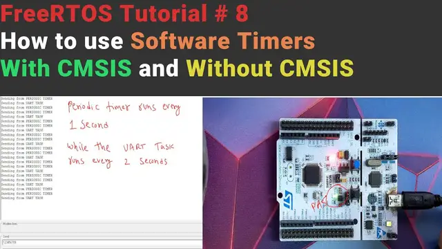 'Video thumbnail for FreeRTOS Tutorial 8 || Software Timers || STM32 || W/O CMSIS'