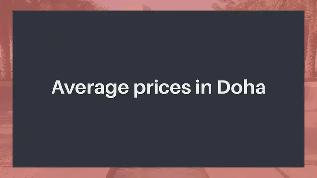 'Video thumbnail for Cost of living / visiting Doha, Qatar: plan your trip!'