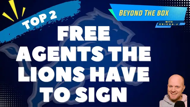 'Video thumbnail for Top 2 Remaining Free Agents The Detroit Lions HAVE To Target'