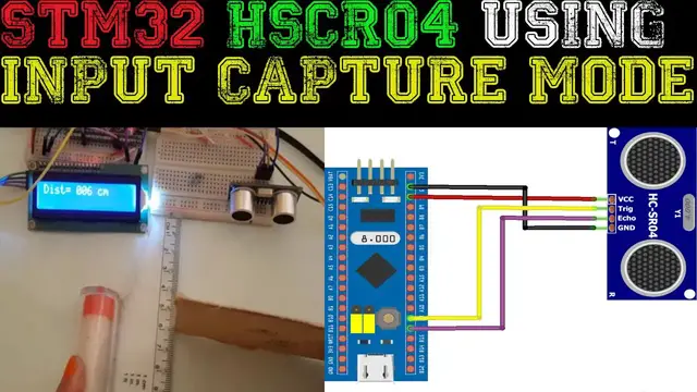 'Video thumbnail for HCSR04 and STM32 using Input Capture || Pulse width || CubeIDE'