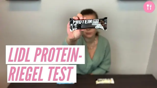 'Video thumbnail for Lidl Proteinriegel – Test'