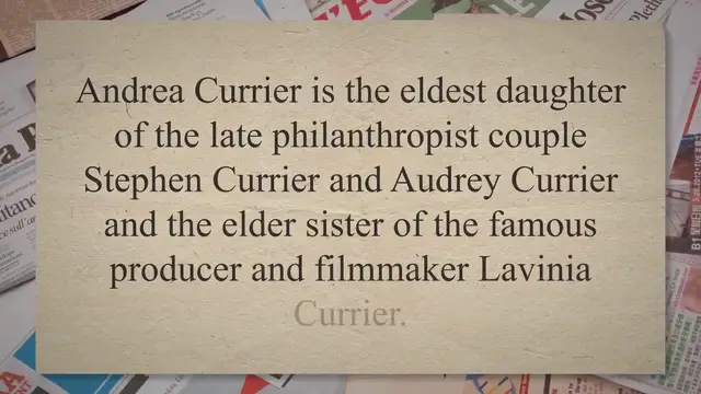 'Video thumbnail for Andrea Currier’s Net Worth, Education, Family & Career'