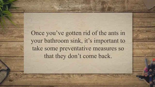 'Video thumbnail for How to prevent ants from coming out of the bathroom sink'